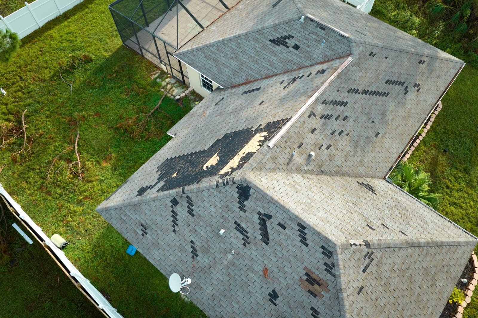kinds of roof damage